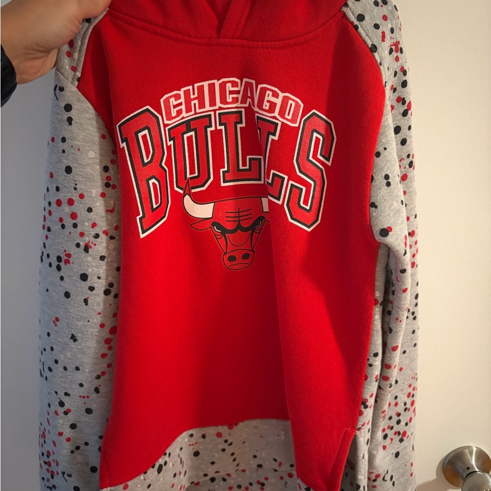 NBA Bulls Red Hoodie